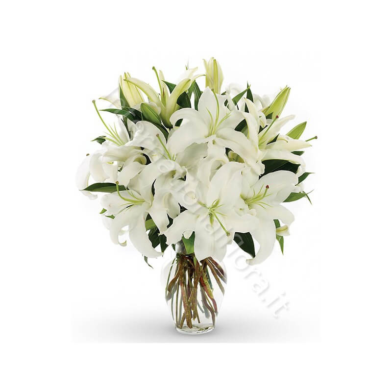 Bouquet di Gigli bianchi internationalflora.com