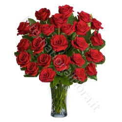 Bouquet di 24 Rose Rosse internationalflora.com