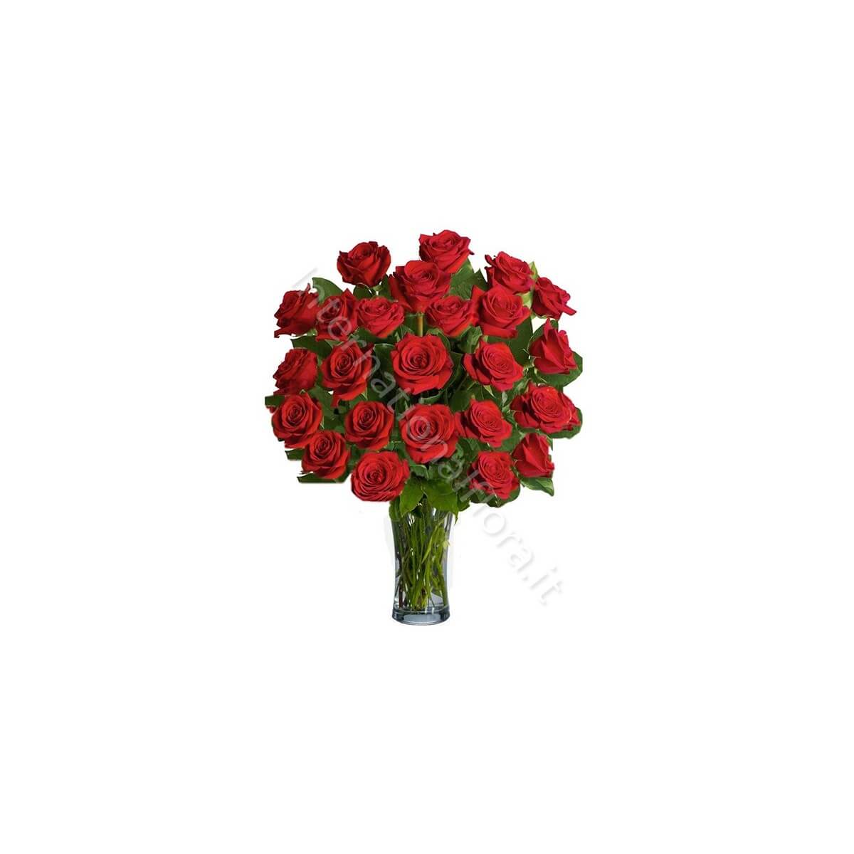 Bouquet di 24 Rose Rosse