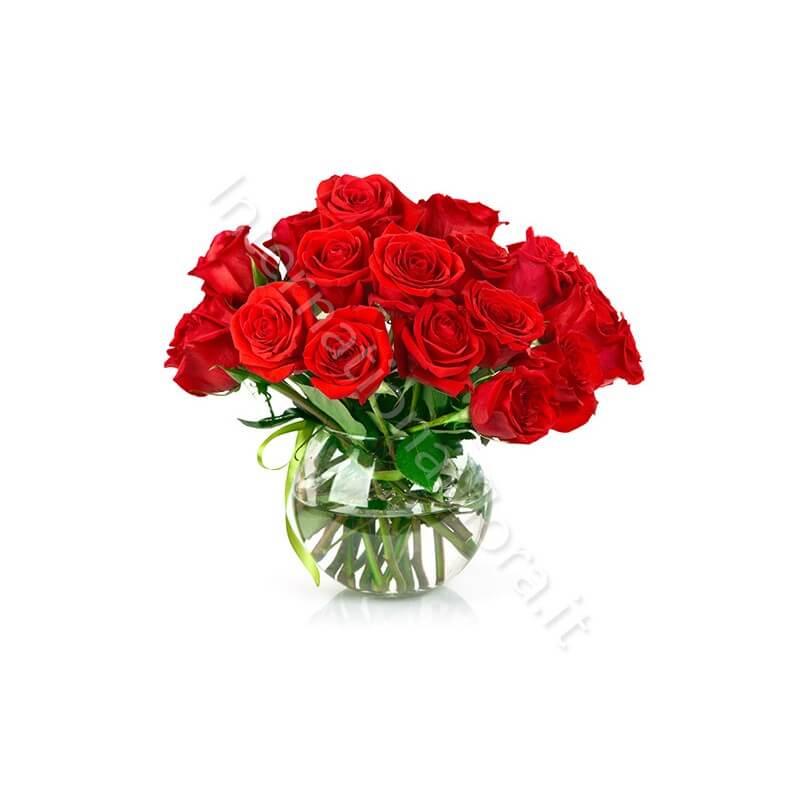 Bouquet di 18 Rose Rosse
