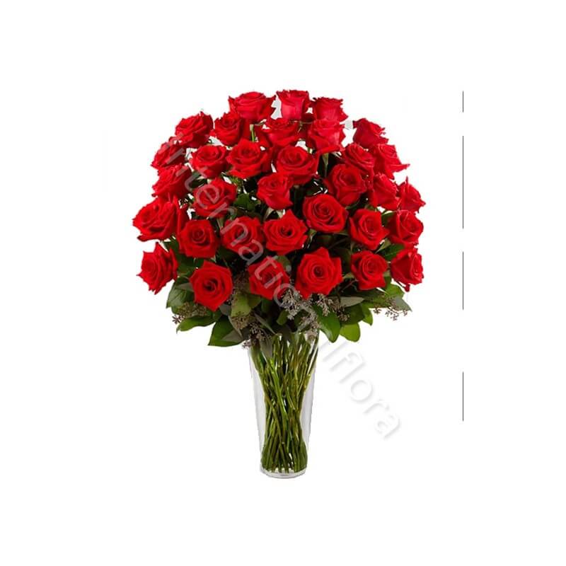 Bouquet di 36 Rose Rosse internationalflora.com